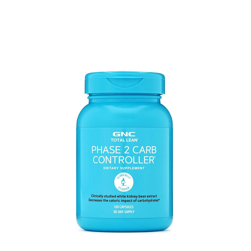 [Australia] - GNC Total Lean Phase 2 Carb Controller | Decreases Calorie Impact from Carbohydrates | 120 Capsules 