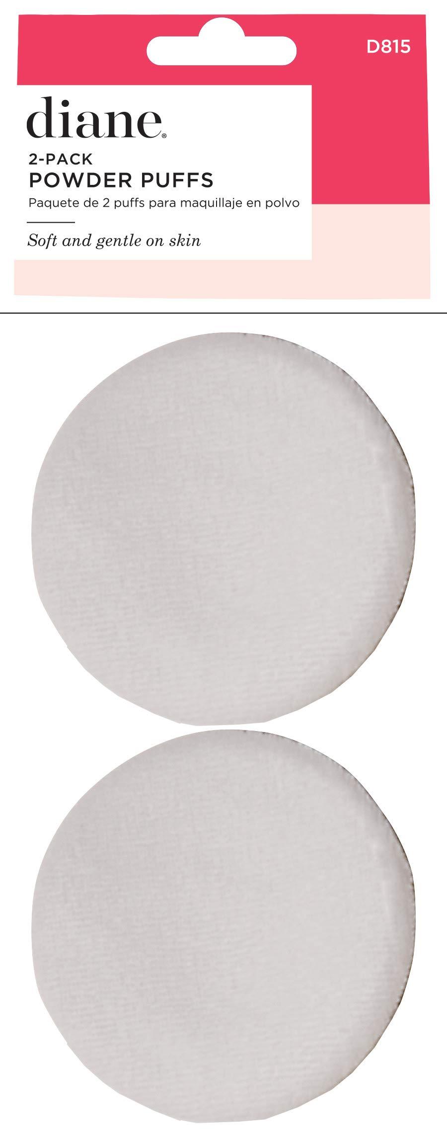 [Australia] - Diane Compact Powder Puffs, White, 2 Count 