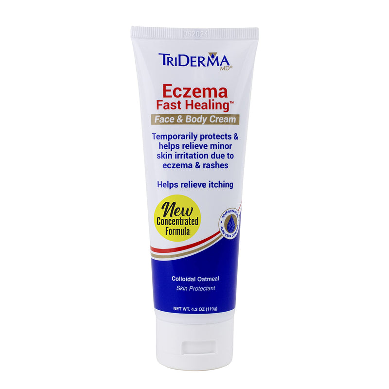 [Australia] - TriDerma Eczema Fast Healing Face and Body Cream, Maximum Strength Itch & Rash Relief, 4.2 Ounces 