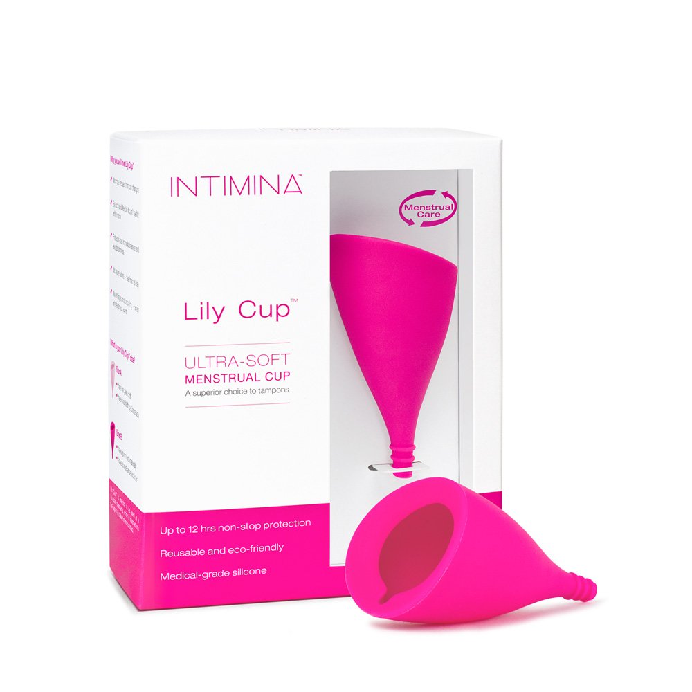 [Australia] - Intimina Lily Cup Size B - Ultra-Soft Menstrual Cup, Reusable Period Protection for up to 12 Hours, Medical-Grade Silicone Women’s Period Care 