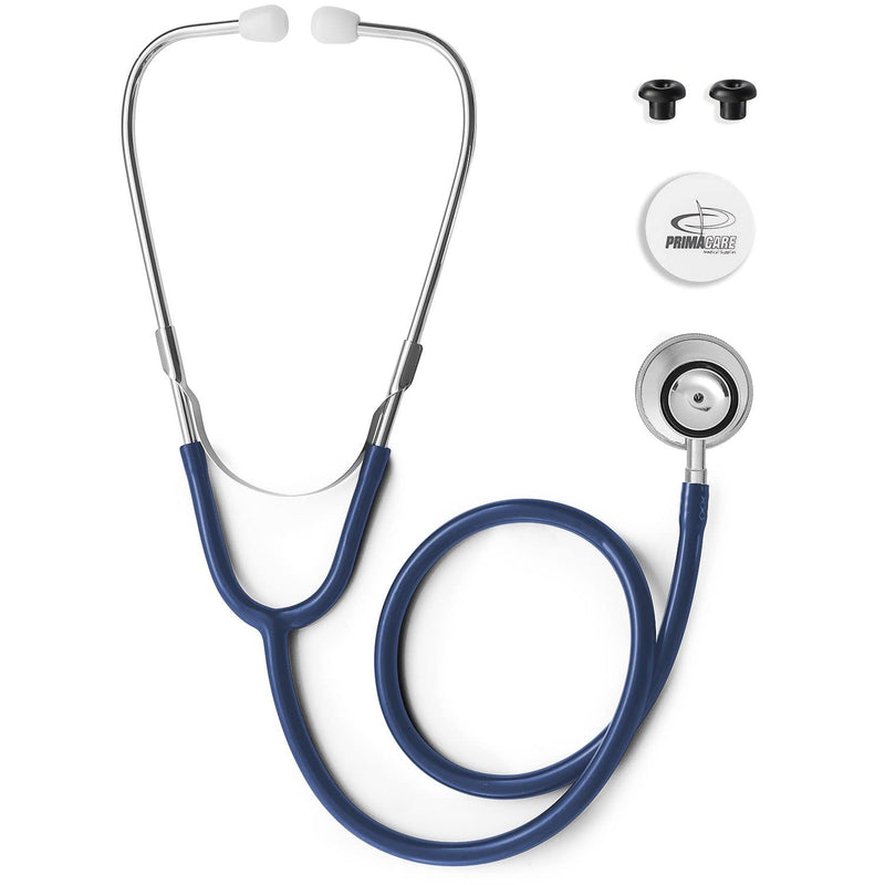 [Australia] - Primacare DS-9291-BL Pediatric Size 22 Inch Stethoscope for Clinical and Screening Instruments, Lightweight and Aluminum Dual Head Flexible Stethoscope, Blue 