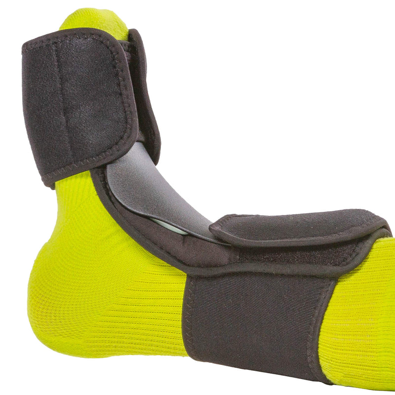 [Australia] - BraceAbility Dorsal Night Splint | Plantar Fasciitis Pain Relief, Foot Drop Brace for Sleeping, and Achilles Tendon Stretcher Boot for Nighttime Ankle Dorsiflexion (L/XL) Large/X-Large (Pack of 1) 