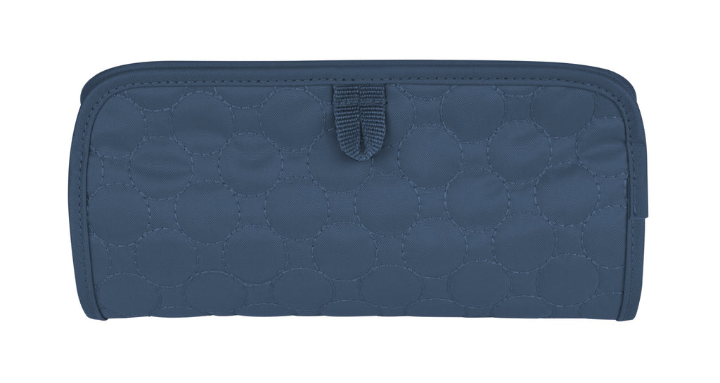 [Australia] - Travelon Jewelry and Cosmetic Clutch Quilted, Steel Blue Quilted, One Size 