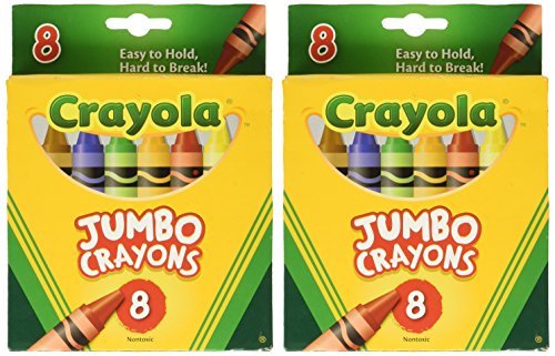[Australia] - Crayons Jumbo 8ct Peggable Tuck Box [Set of 2] 1 
