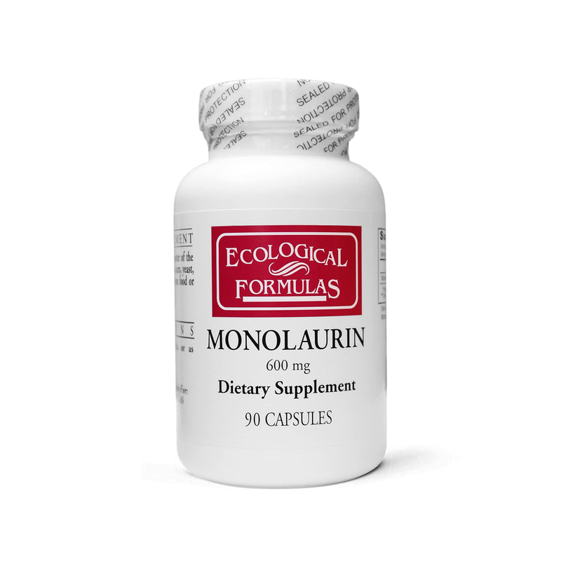 [Australia] - Ecological Formulas Monolaurin 600 mg, Creamy White, 90 Count (MONOL-600-90) 
