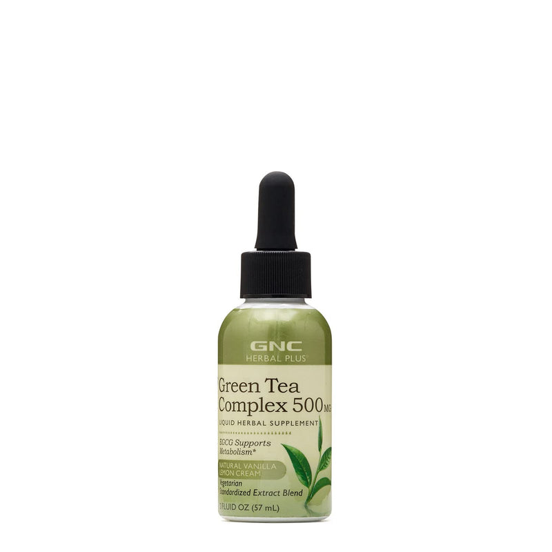 [Australia] - GNC Herbal Plus Green Tea Complex Liquid Dropper 2oz, Supports Metabolism 