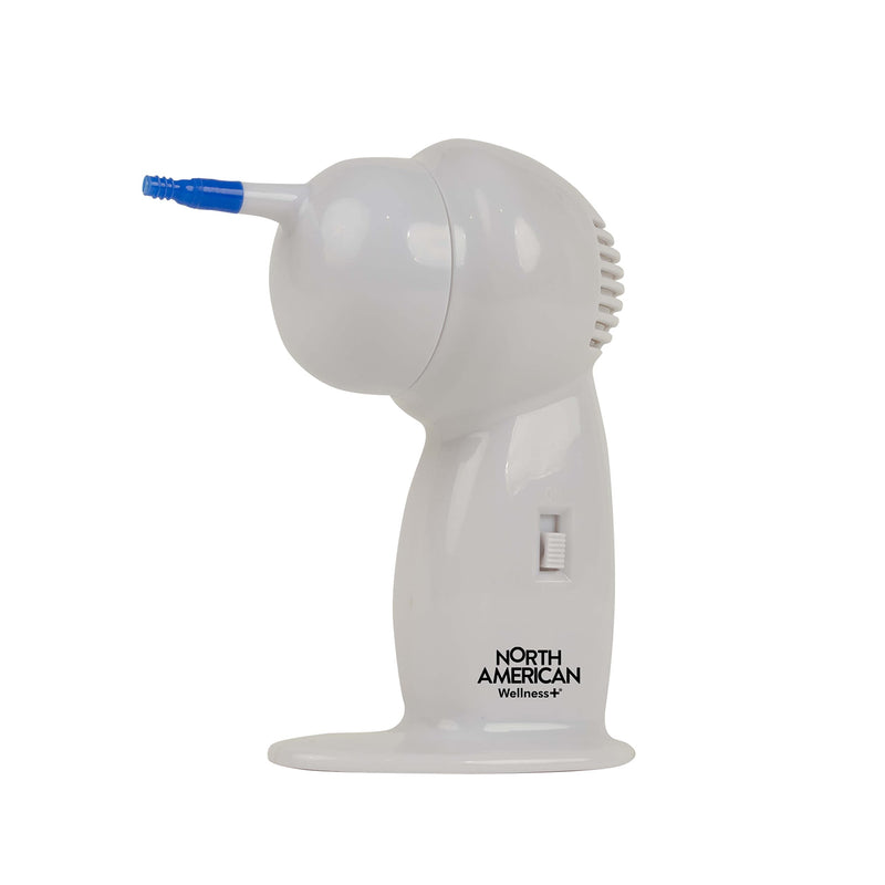 [Australia] - North American Health + Wellness Earwax Cleaner Remover Cordless Tool for Ear Wax, One Size, White 