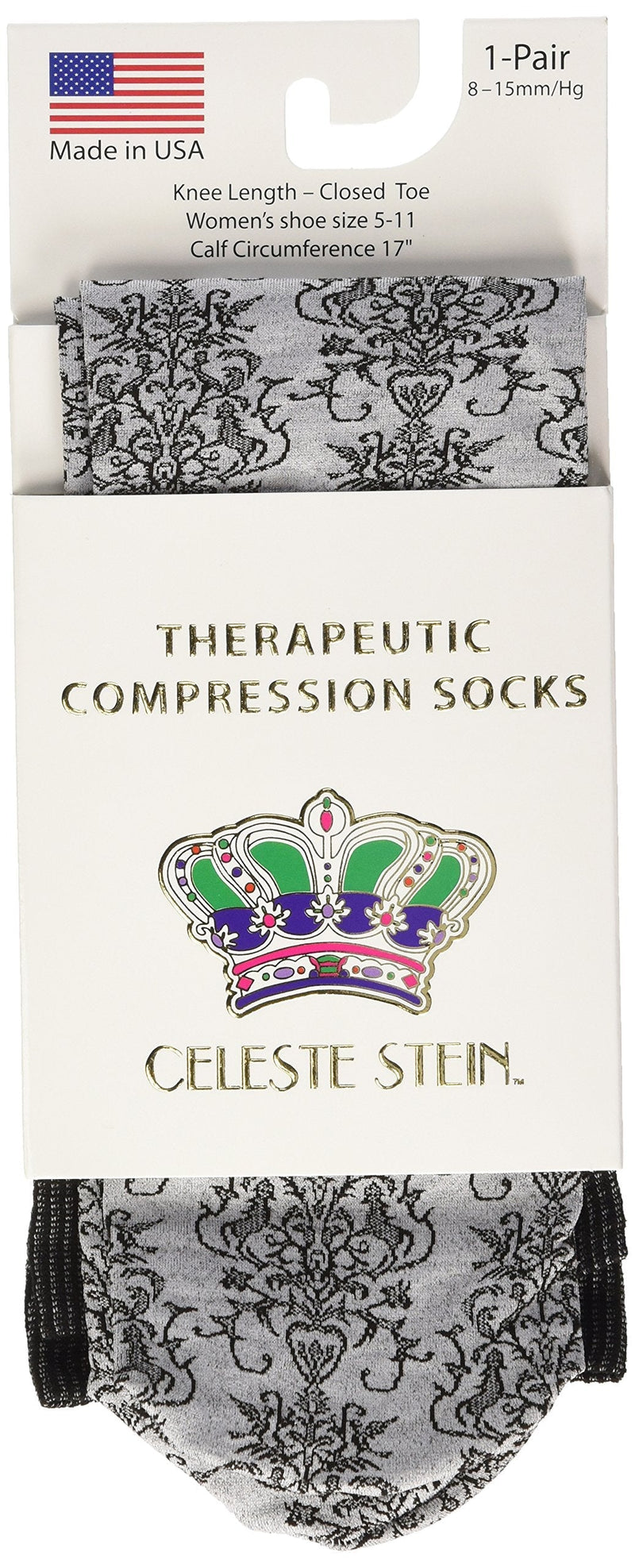 [Australia] - Celeste Stein Therapeutic Compression Sock One Size Multi 