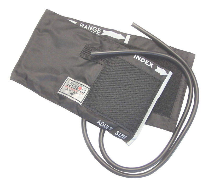 [Australia] - Labtron Accumax Blood Pressure Cuff - Nylon Cuff & 2-Tube Latex Bladder - Adult, Grey, 2357-2A 