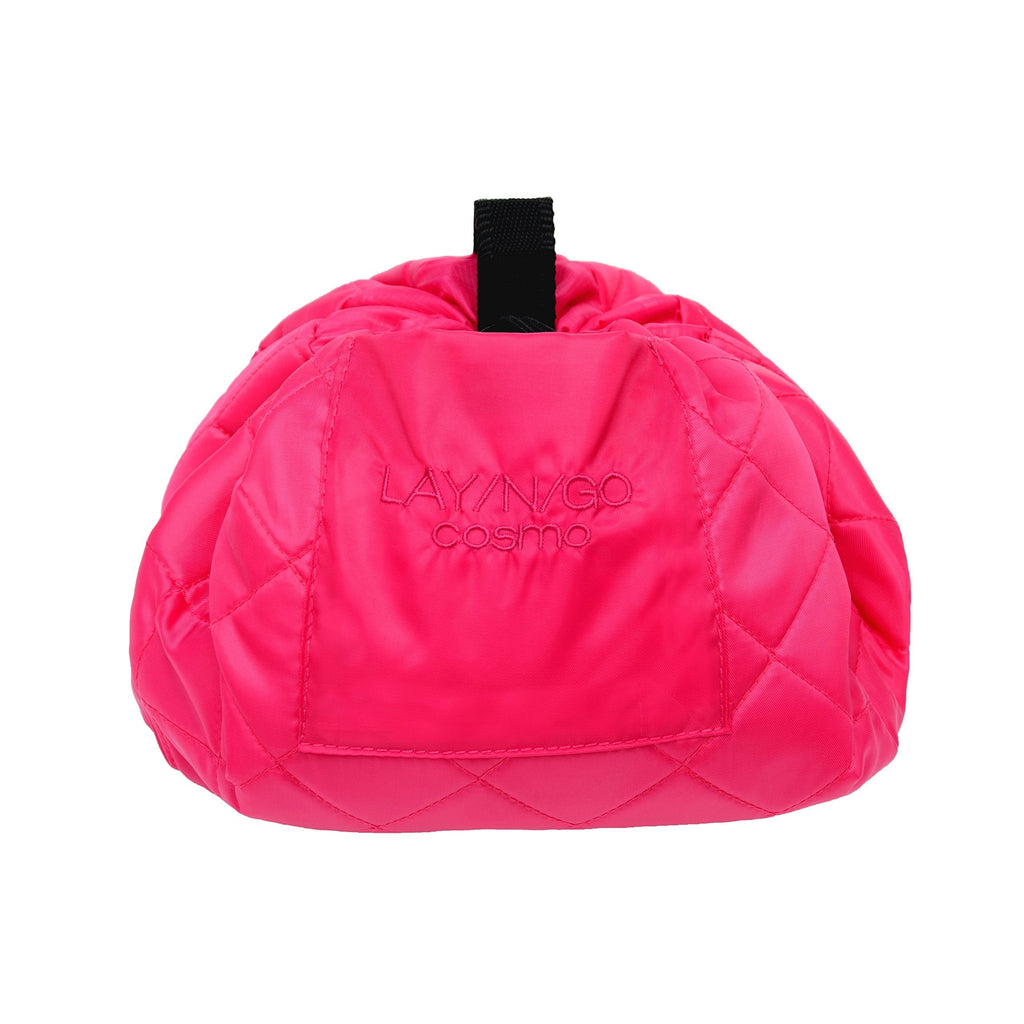 [Australia] - Lay-n-Go Drawstring Makeup Bag – Pink, 20 inch - Travel Cosmetic Bag and Jewelry, Electronics, Toiletry Bag – Perfect Gift 20 Inches 