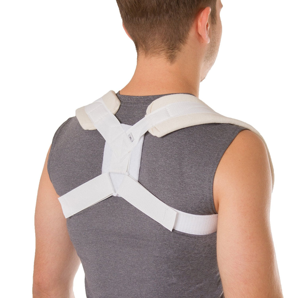 [Australia] - BraceAbility Figure 8 Clavicle Brace & Posture Corrector | Broken Collarbone Sling for Injuries & Fractures, Shoulder Support Strap for Upper Back Straightening (XL) X-Large (Pack of 1) 