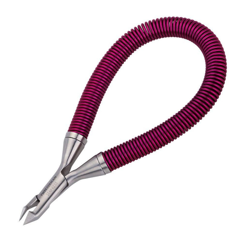 [Australia] - Tweezerman Grip & Snip Spiral Spring Cuticle Nipper Assorted Colors 