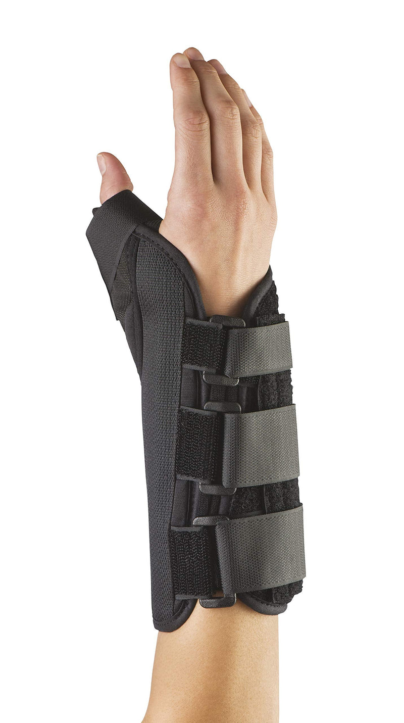 [Australia] - United Ortho 70510 Universal 8" Thumb Spica Splint Universal Size Right Hand Black 