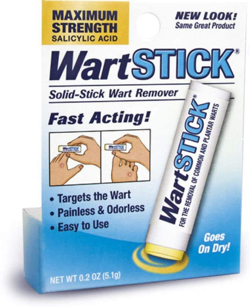 [Australia] - 2 pack of WartStick For the Removal of Common and Plantar Warts , Maximum Strength Stick, Salicylic Acid - 5.1g 0.2 Ounce (Pack of 2) 