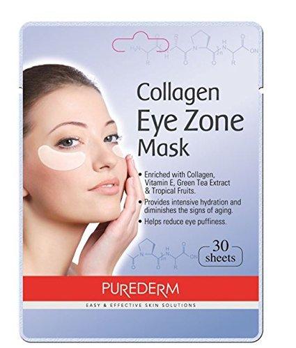 [Australia] - Deluxe Collagen Eye Mask Collagen Pads For Women By Purederm 2 Pack Of 30 Sheets/Natural Eye Patches With Anti-aging and Wrinkle Care Properties/Help Reduce Dark Circles and Puffiness 30 Count (Pack of 2) 