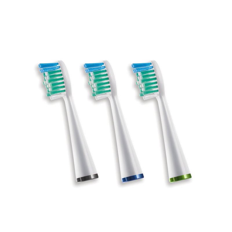 [Australia] - Waterpik Sensonic Complete Care Standard Brush Heads, Replacement Tooth Brush Heads, SRRB-3W, 3 Count 
