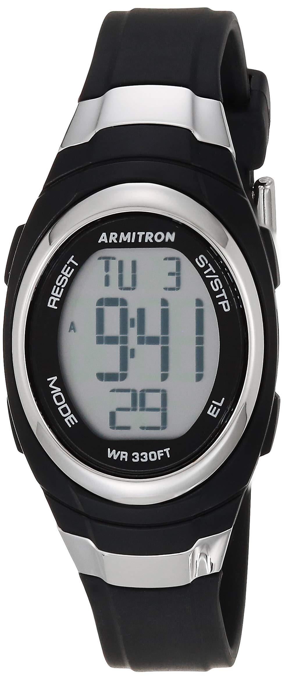 [Australia] - Armitron Sport Women's Digital Chronograph Resin Strap Watch, 45/7034 Black 