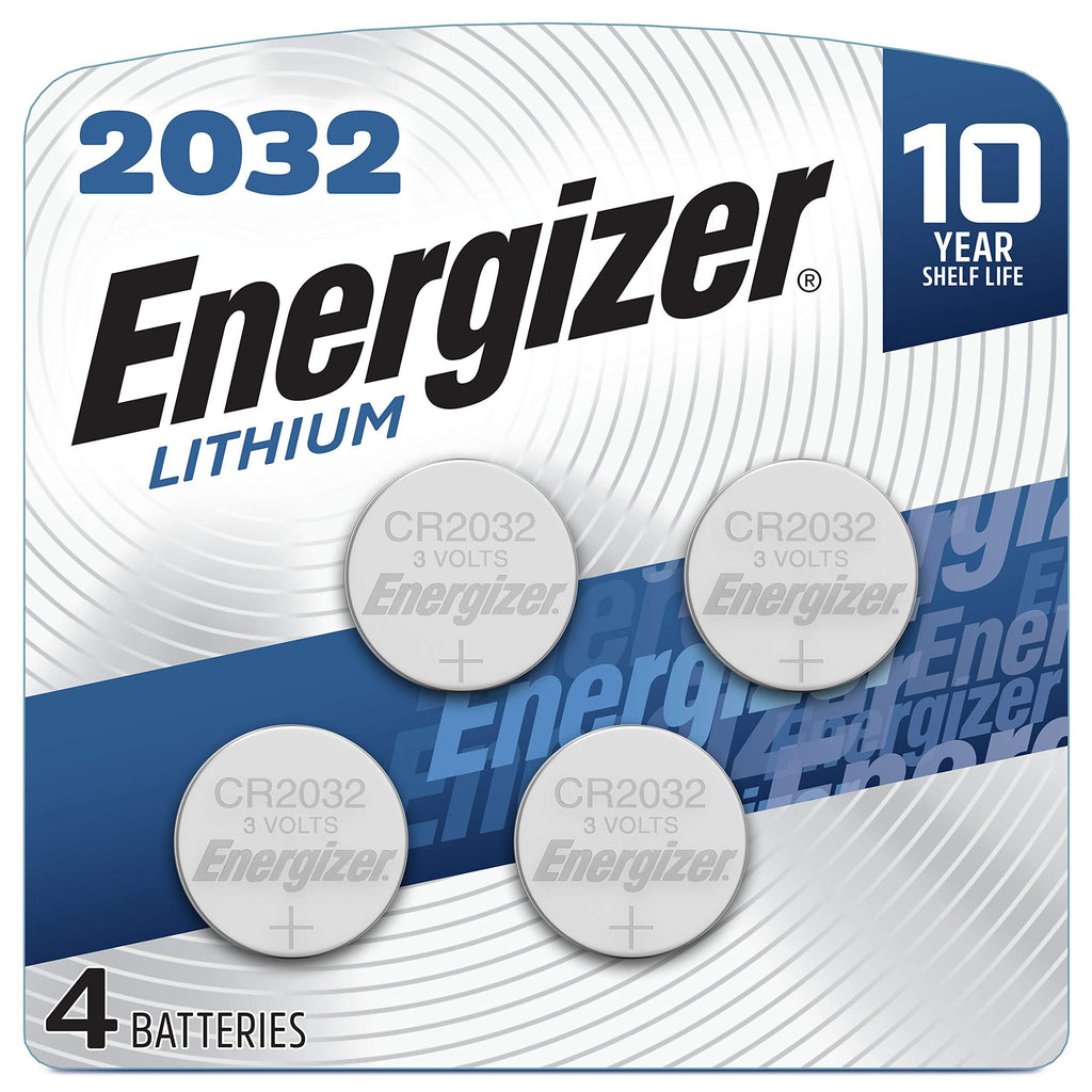 [Australia] - Energizer CR2032 Batteries, 3V Lithium Coin Cell 2032 Watch Battery, (4 Count) 4 Count 