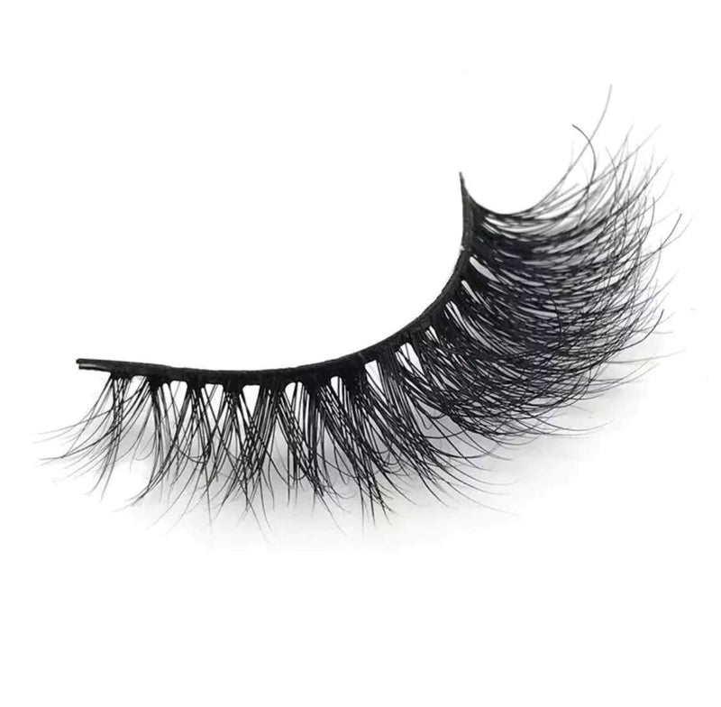 [Australia] - Alluring 100% Real Siberian Mink Individual Strip Lashes (Cat-Eye Look) Cat-Eye Look 