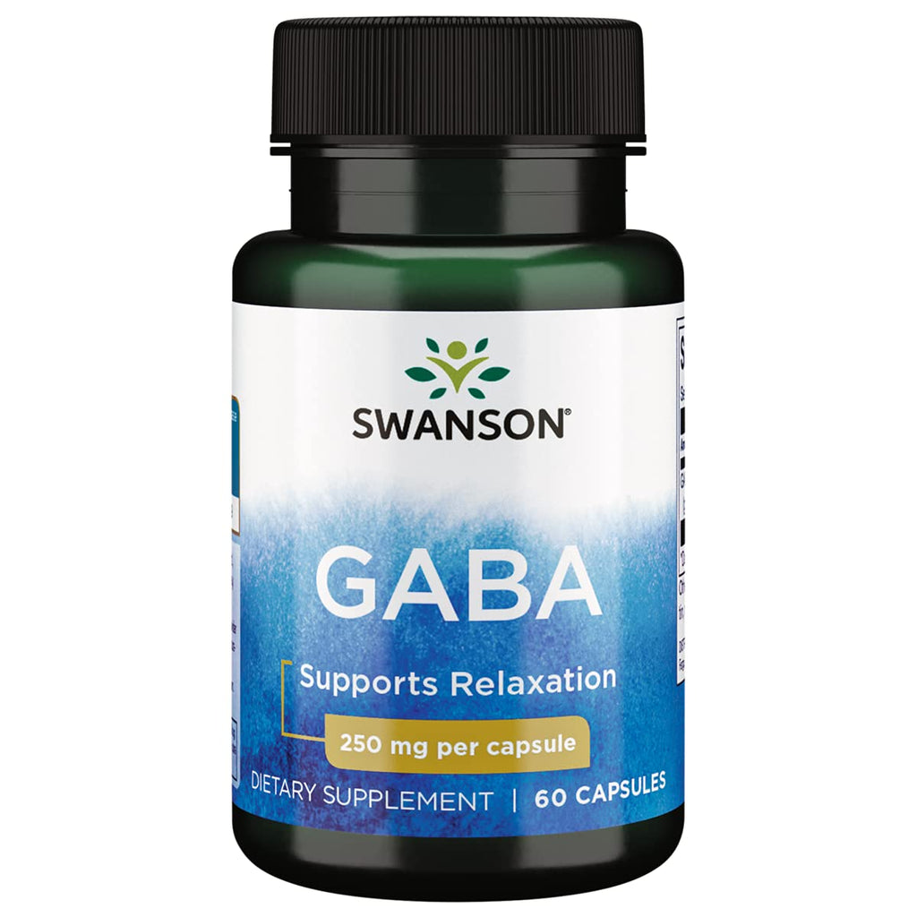 [Australia] - Swanson GABA Gamma Amino Acidbutyric Acid 250 Milligrams 60 Capsules 1 