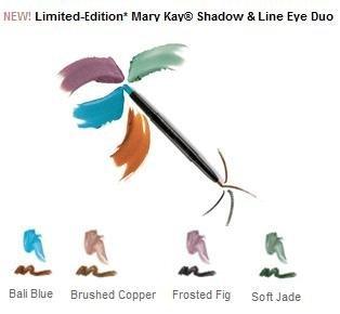[Australia] - Mary Kay Shadow & Line Eye Duo ~ Eye Color Eyeliner Duo ~ Soft Jade ~ Full Size New in Box 