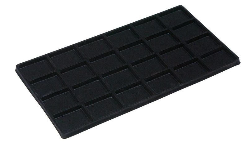 [Australia] - 2 Black 24 Slot Pendant Jewelry Showcase Display Tray Inserts 