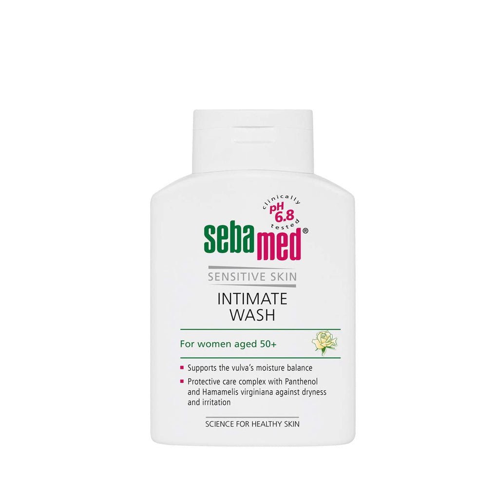 [Australia] - Sebamed Feminine Intimate Wash Menopause pH 6.8 Gentle Hydrating Vaginal Wash Feminine Hygiene Clinically Tested (200mL) 6.76 Fl Oz (Pack of 1) 