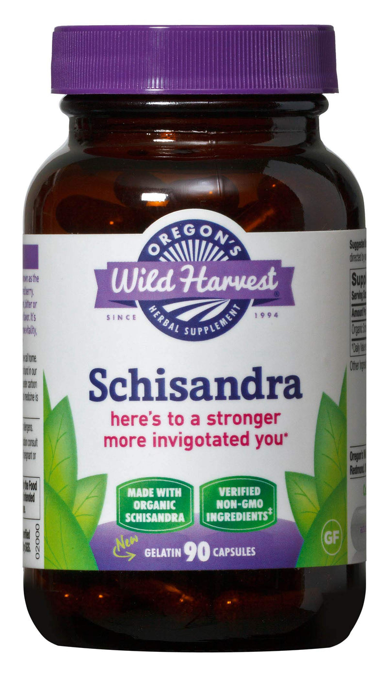 [Australia] - Oregon's Wild Harvest Schisandra Organic Herbal Supplement, 90 Count 