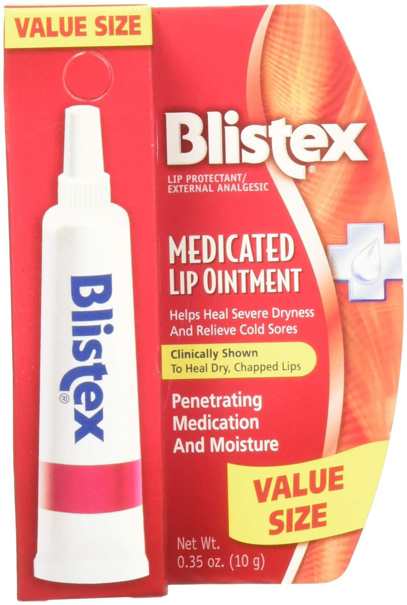 [Australia] - Blistex Lip Ointment Medicated 0.35 oz (Pack of 3) 