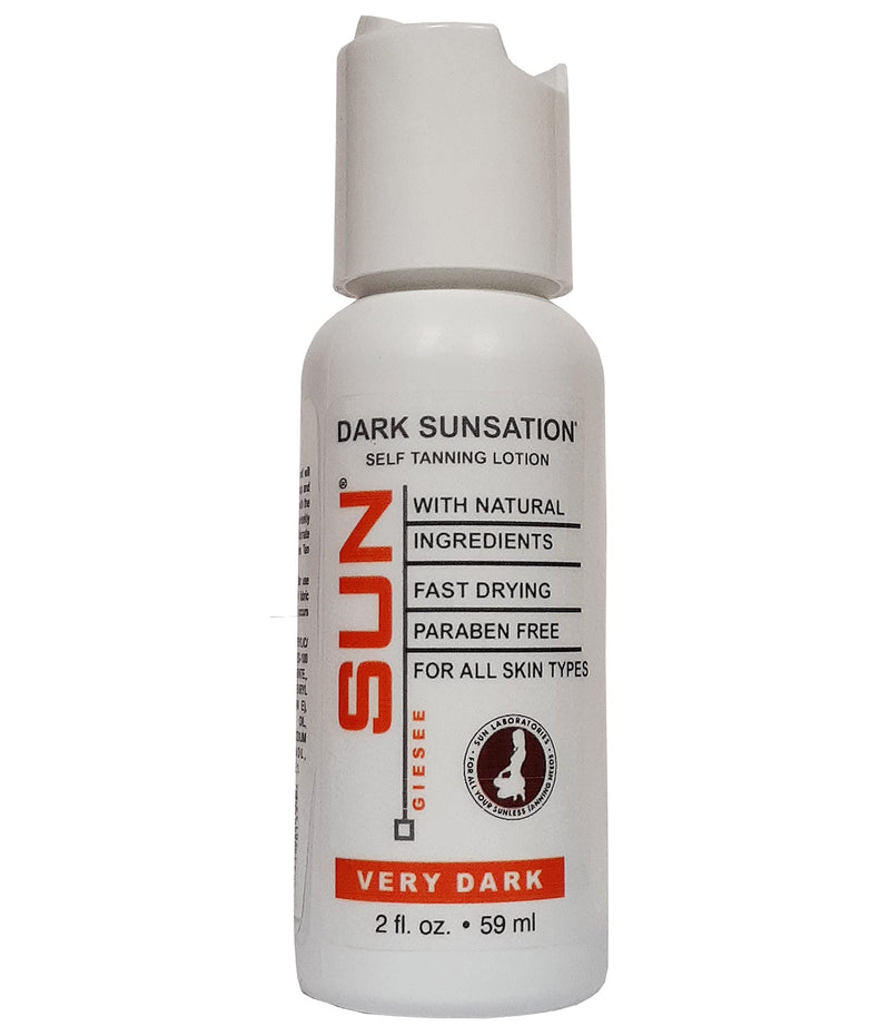 [Australia] - Sun Self Tanning Lotion Dark Sunsation Instant Tint - Very Dark 2 Fl oz. 