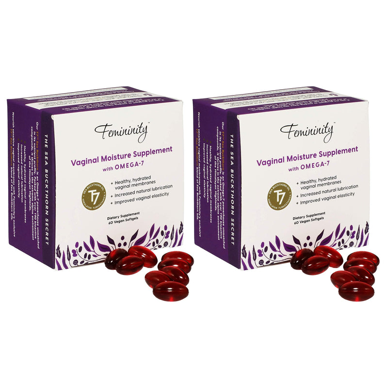 [Australia] - Restore Femininity - Natural Omega-7 Feminine Moisture Supplement, 60 ct (2 pack) 