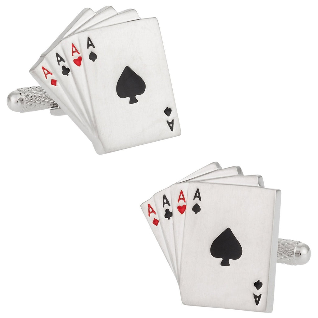 [Australia] - Cuff-Daddy Four Aces Poker Cufflinks with Presentation Box 