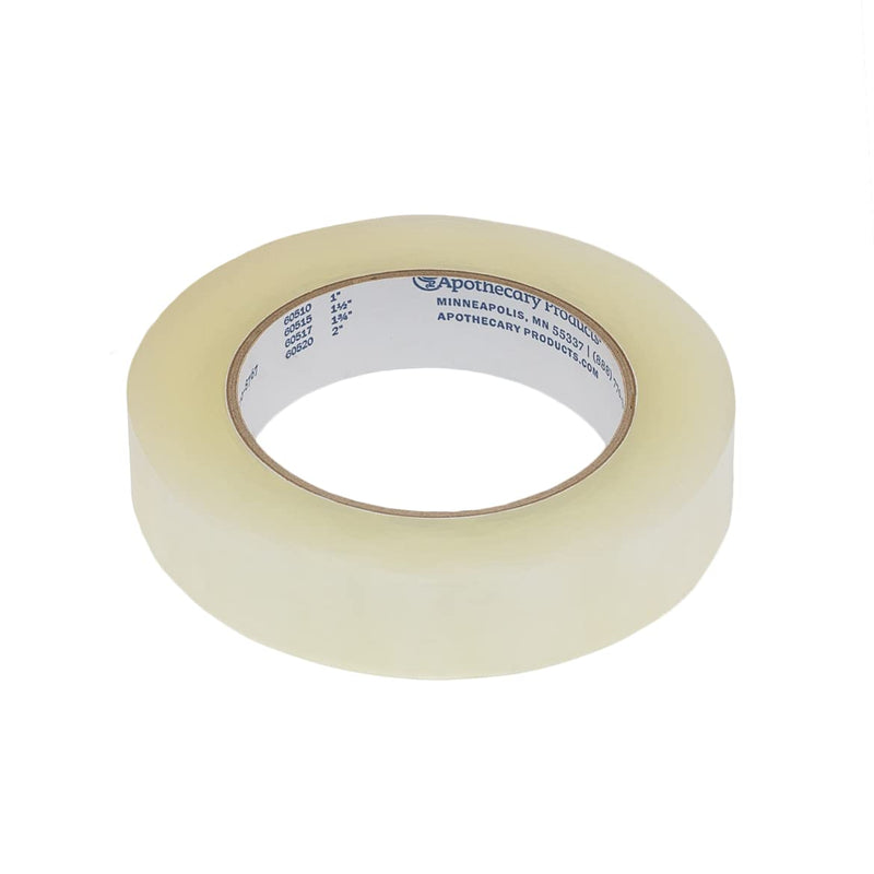 [Australia] - Apothecary Products Precision & Packaging Tape | For Labels on Dispenser Containers | 1 in Width | 72 Yards Length 