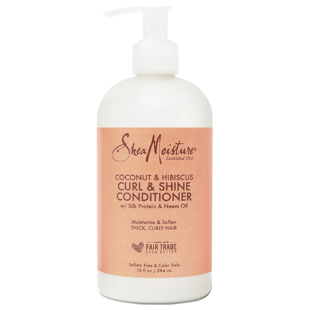 [Australia] - SheaMoisture Curl Shine Silicone Free Conditioner for Curly Hair Coconut Hibiscus Moisturize & Define 13oz 
