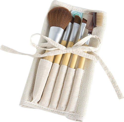 [Australia] - Honeybee Gardens Eco Friendly Professional Cosmetic Brush Set | Cruelty Free | Sustainable Bamboo Handles | Professional Quality 