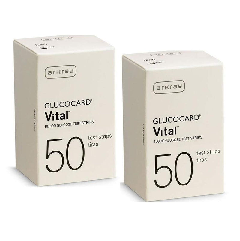 [Australia] - Arkray Glucocard Vital Test Strips, 100 Count 