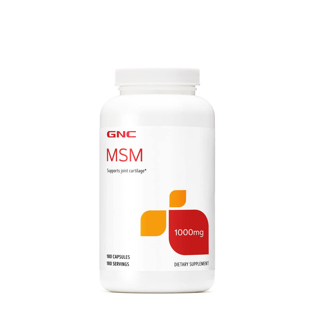 [Australia] - GNC MSM 1000 mg | Supports Joint Cartilage | 180 Capsules 