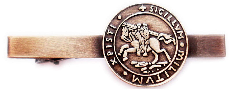 [Australia] - Knights Templar Seal Crusaders Solomons Temple Tie Bar Clip 