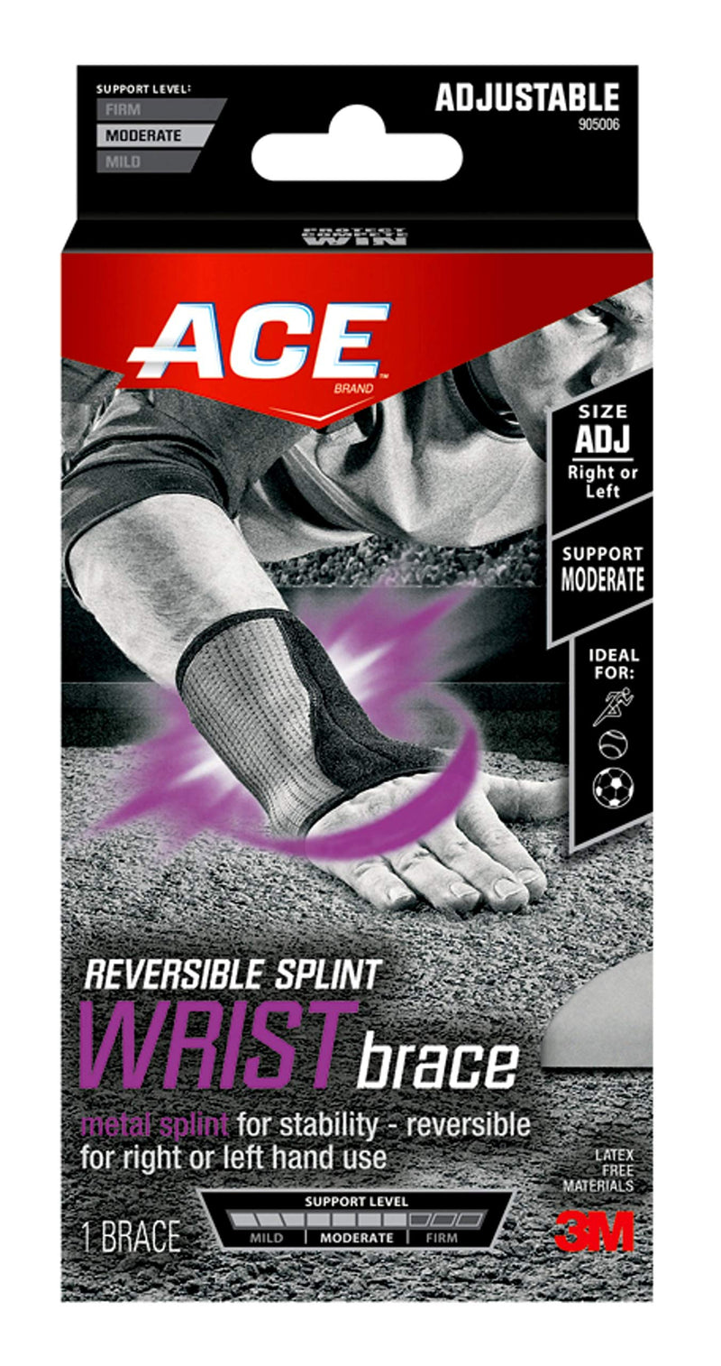 [Australia] - Ace Reversible Splint Wrist Brace - Adjustable Size 