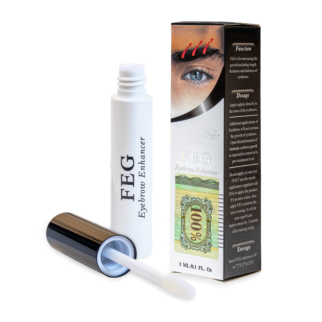 [Australia] - FEG Eyebrow Eye Brow Growth Length Thickness Darkness Enhancer Serum 100% Natural 