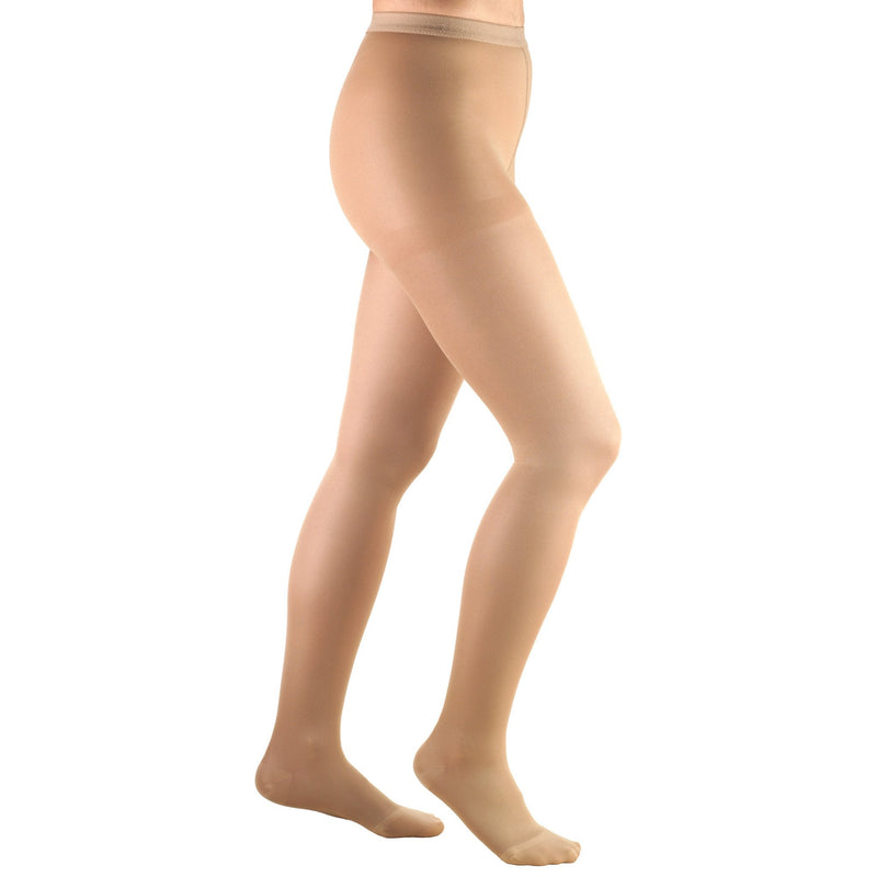 [Australia] - Truform Women's Compression Pantyhose, 20-30 mmHg, Opaque Hosiery Support Shaping Tights, Beige, Large 