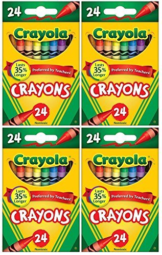 [Australia] - Crayola Classic Color Pack Crayons, 24 Count, (Pack of 4) 24 Count (Pack of 4) 