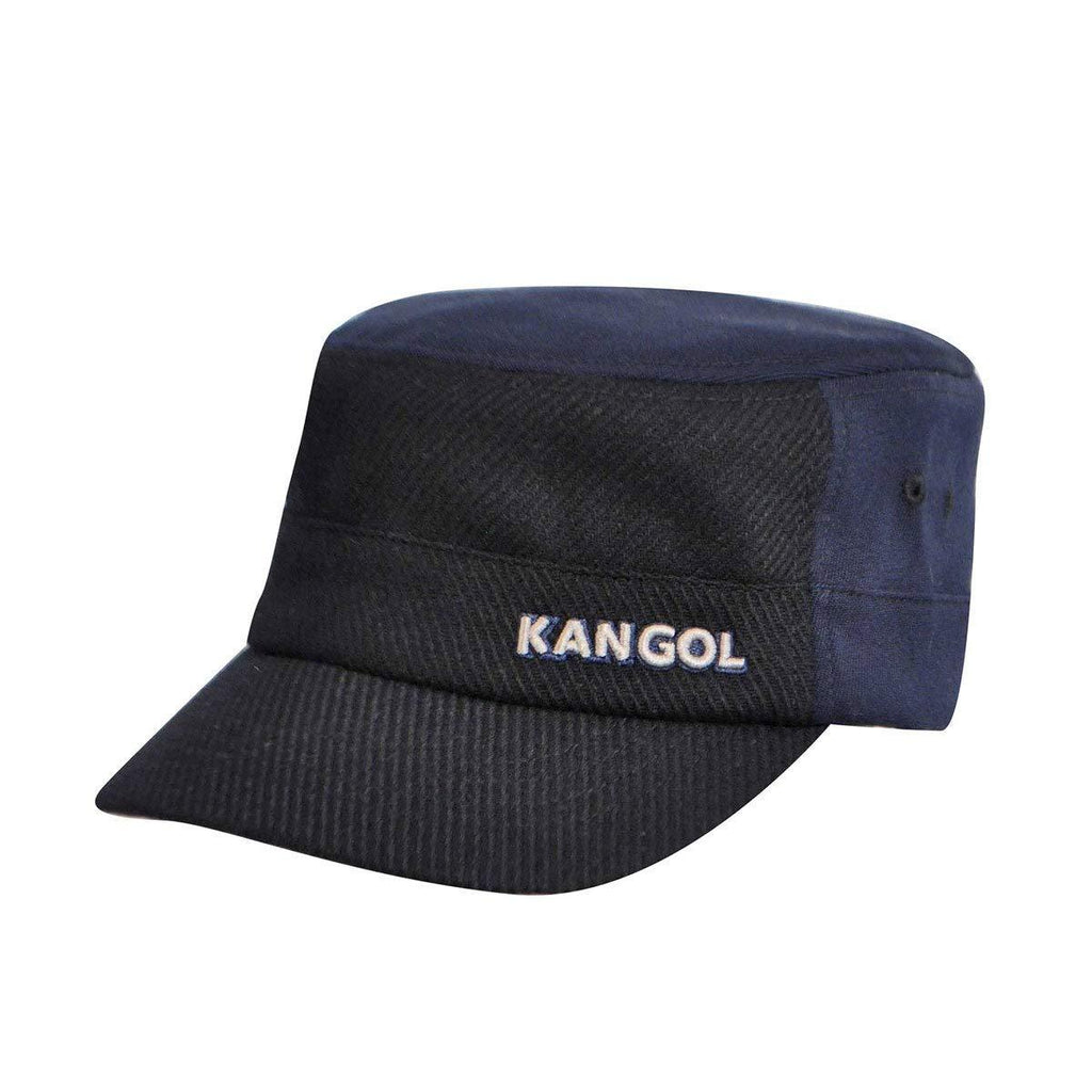 [Australia] - Kangol Men, Women Textured Wool Army Cap Large-X-Large Navy 