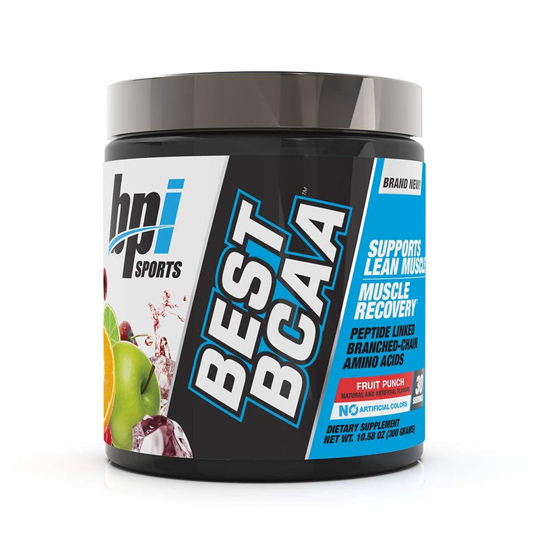 [Australia] - BPI Sports Best BCAA - Building Blocks of Protein and Muscle - Post-Workout Recovery - Weight Loss Support - Fruit Punch, 30 Servings, 300 grams 30 Servings (Pack of 1) 