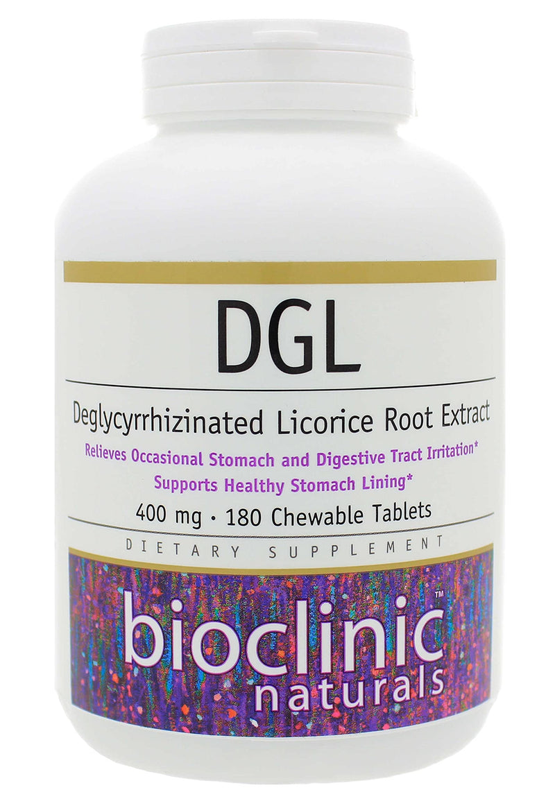 [Australia] - Bioclinic Naturals Dgl 180 Chewable 180 Tabs 
