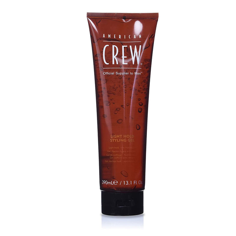 [Australia] - Men's Hair Gel by American Crew, Light Hold, Non-Flaking Styling Gel, 13.1 Fl Oz 13.1 Fl Oz (Pack of 1) 