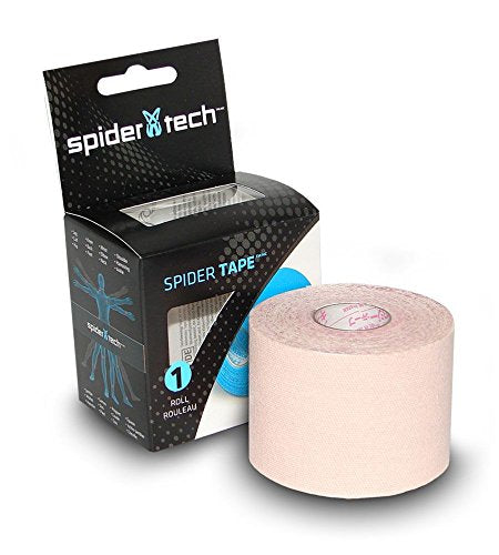 [Australia] - SpiderTech Gentle-Therapeutic Kinesiology Tape Roll for Hyper Sensitive and Radiated Skin 2"x16.4'50mmx5m Single Roll 