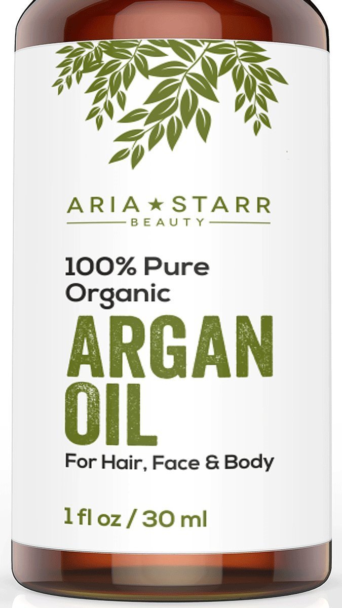 [Australia] - Aria Starr Beauty Organic Argan Oil For Hair, Skin, Face, Nails, Beard & Cuticles - Best 100% Pure Moroccan Anti Aging, Anti Wrinkle Beauty Secret, Cold Pressed Moisturizer 1oz 1 Fl Oz (Pack of 1) 