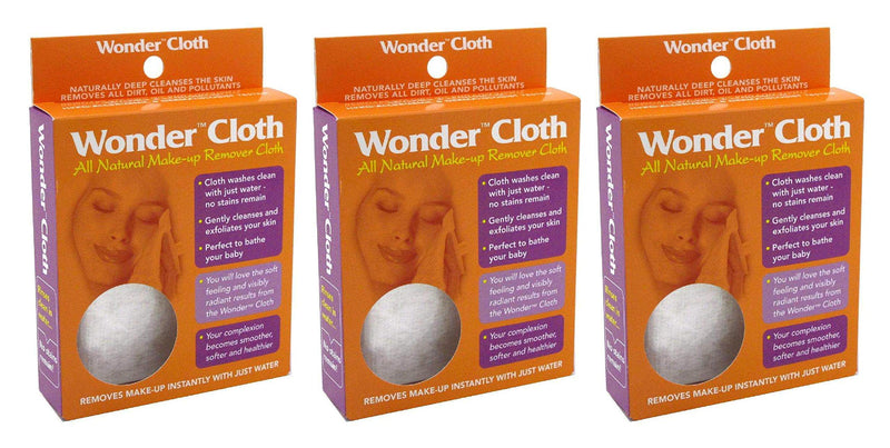 [Australia] - Wonder Cloth Make-Up Remover (3 Pack) 
