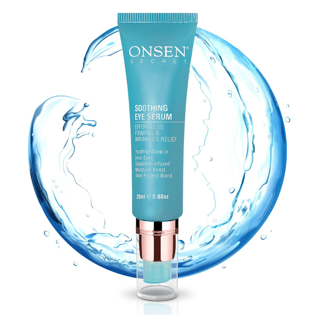 [Australia] - Onsen Under Eye Serum - Eye Serum Anti Aging Bags and Dark Circle, Made Of Sacred Japanese Hot Spring Minerals for Wrinkles, Dark Circles, Firming Morning & Night Soothing Serum 0.68 oz / 20 ml 0.68 Fl Oz (Pack of 1) 